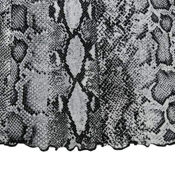 NWT GARAGE Leopard Print Mesh Dress Sz Medium - Picture 5 of 5